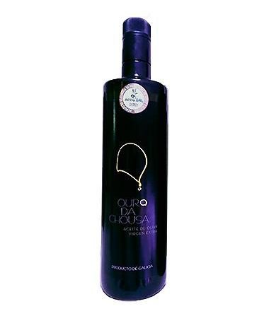 Aceite Oliva Virgen “Ouro da Chousa” 0,5 L. fondo blanco
