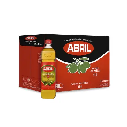 Caja de 15 botellas de Aceite de Oliva Suave Abril O,4º