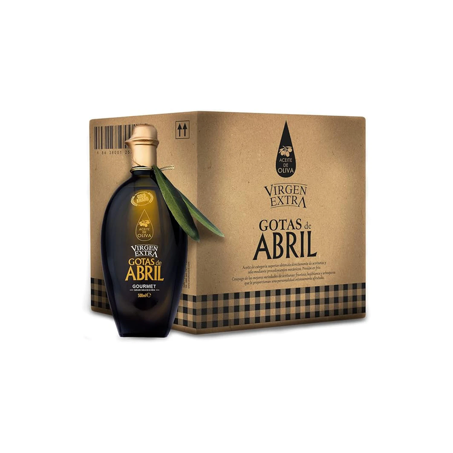 aceite oliva virgen extra gotas de abril caja