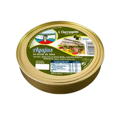 Agujas en Aceite de Oliva A Churrusquiña