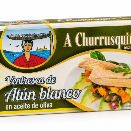 Ventresca A. de Oliva A Churrusquiña 140 g. Caja 25 latas