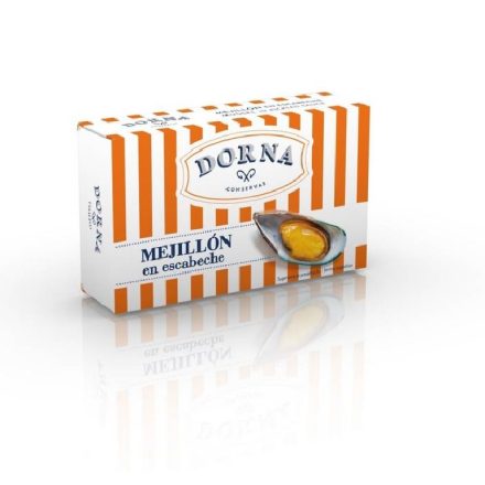 Mejillones en Escabeche "Dorna" 120 g. Caja 12 latas