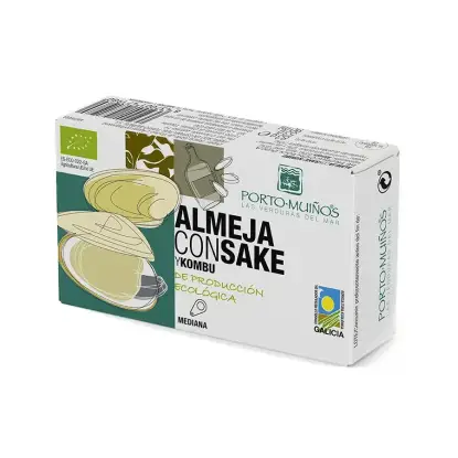 Almeja con Sake y Kombu