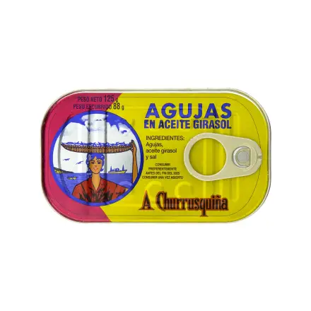Agujas en Aceite de Girasol A Churrusquiña