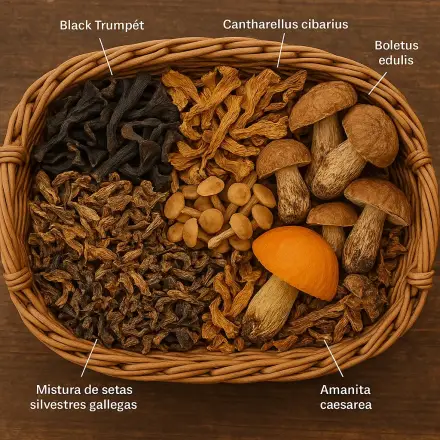 Setas deshidratadas