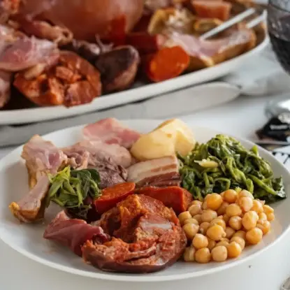 Cocido Gallego Auténtico de Galicia: Calentar y Disfrutar